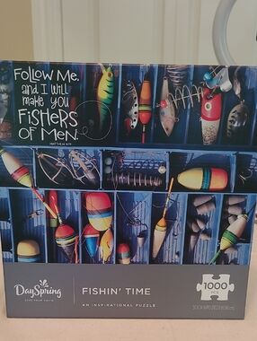 DaySpring Fishin' Time 1000-Piece Puzzle - Blue & Multicolor